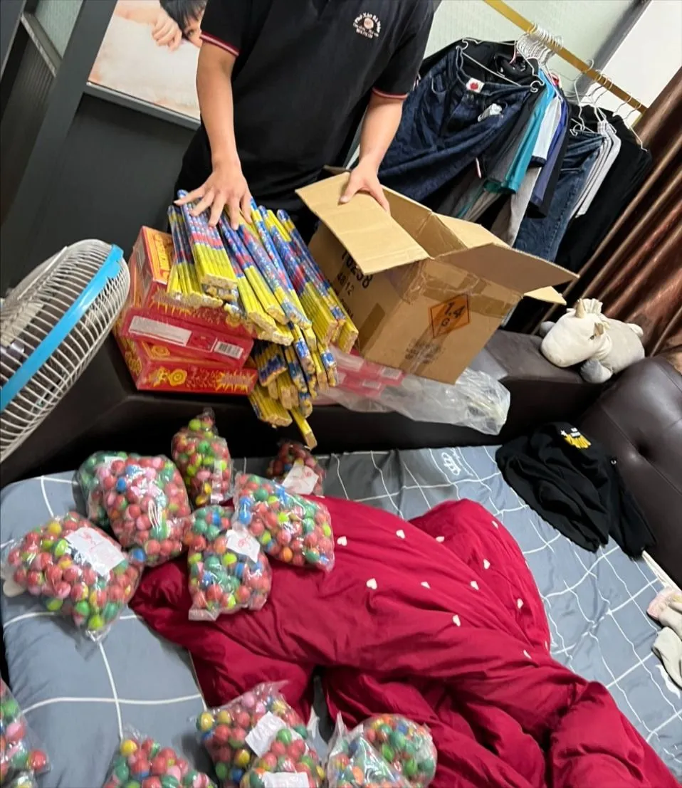 Bắt hơn nửa tấn pháo lậu ở huyện Đức Trọng