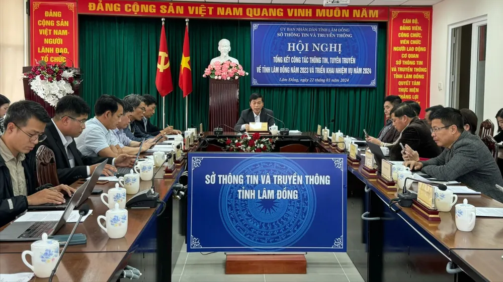Lâm Đồng: Tổng kết công tác thông tin tuyên truyền năm 2023