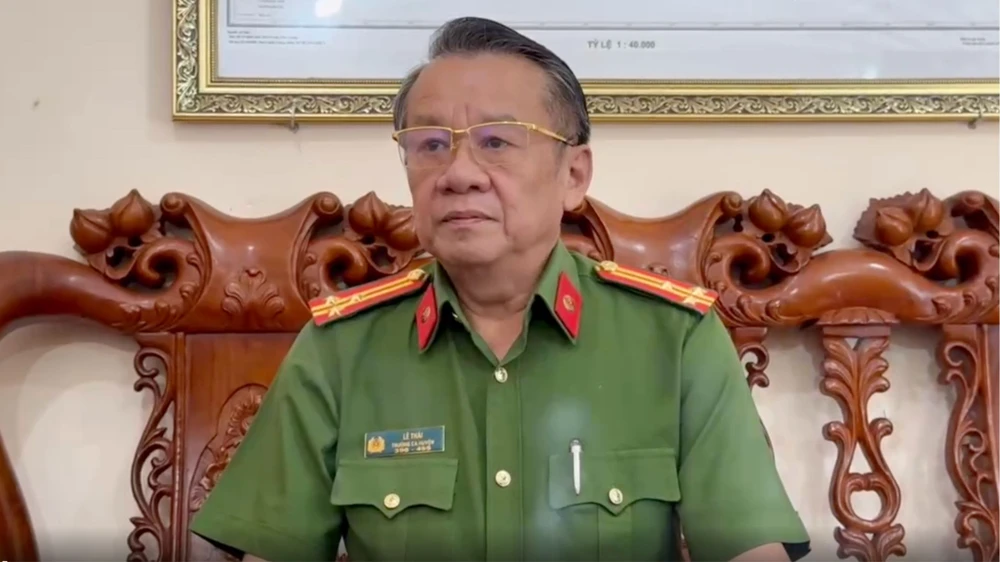 Thượng tá Lê Thái - Trưởng Công an huyện Đức Trọng, tỉnh Lâm Đồng - cho biết cơ quan này đặc biệt chú ý đảm bảo an ninh trật tự, an toàn giao thông ở cửa ngõ TP Đà Lạt. Ảnh: VÕ TÙNG Đảm bảo an ninh trật tự ngay cửa ngõ Đà Lạt