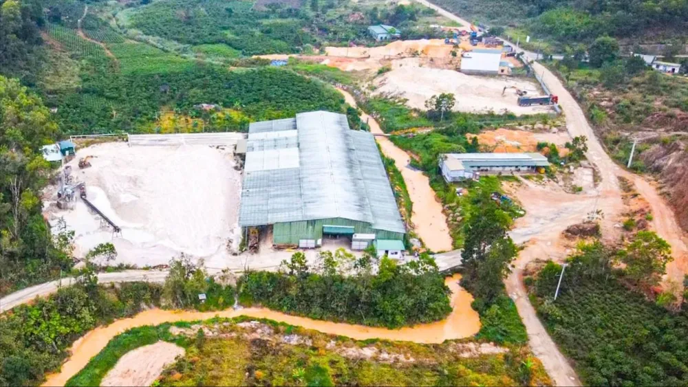 Lâm Đồng tước giấy phép do Bộ TNMT cấp cho Công ty Tuấn Thiện