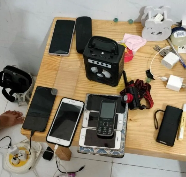 Công an thu giữ nhiều tài sản mà An đã trộm của người dân ở Tây Ninh. Ảnh: VT trom-tien-2.jpg