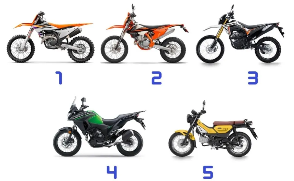 Các loại xe được sử dụng trong 5 phần thi. Ảnh: BTC Picture1.jpg