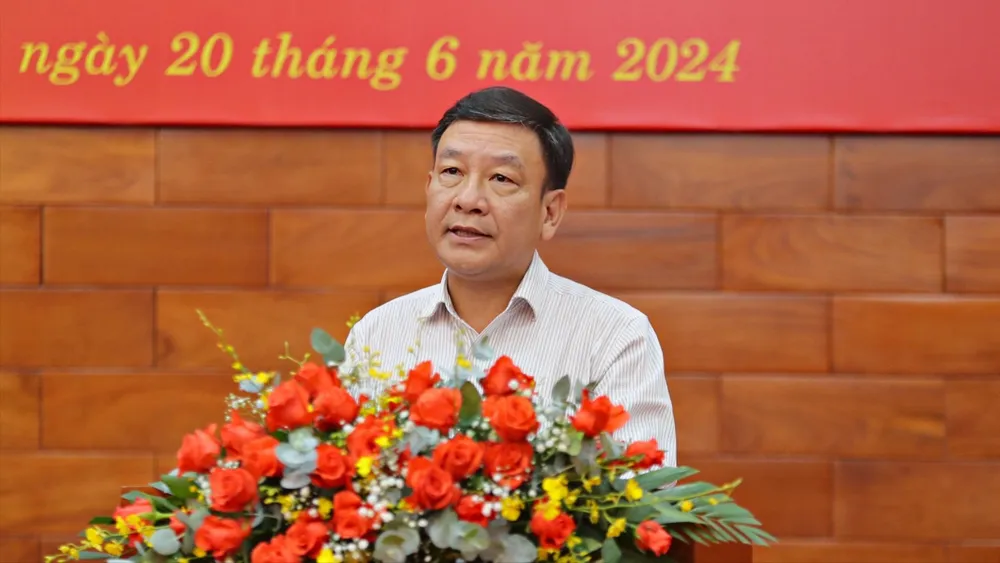 Ông Bùi Thắng - Trưởng Ban Tuyên giáo Tỉnh uỷ Lâm Đồng. Ảnh: VT tinh-uy-lam-dong-BT.jpg