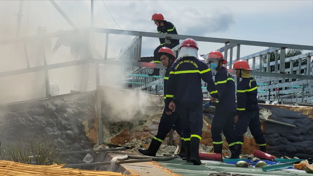 Cháy quán bar Sky ở thành phố Bảo Lộc