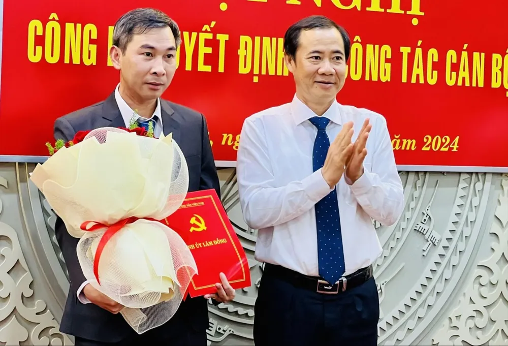 Đại tá Vũ Tuấn Anh làm Phó Trưởng ban phụ trách Ban Nội chính Tỉnh ủy Lâm Đồng. Ảnh: NT ban-noi-chinh-3.jpeg