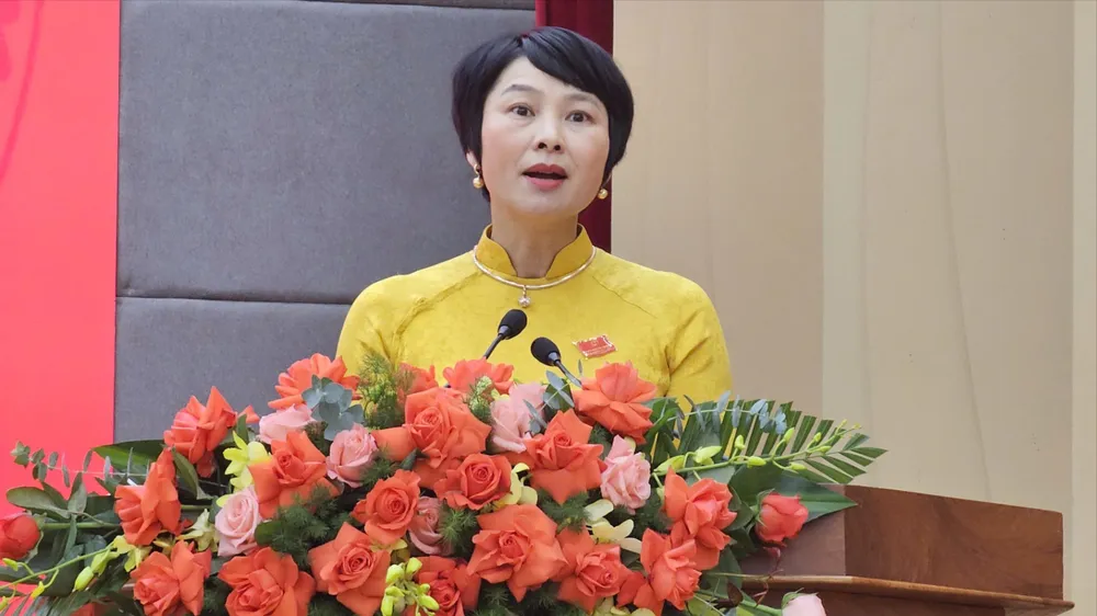 Bà Phạm Thị Phúc được bầu làm Chủ tịch HĐND tỉnh Lâm Đồng. Ảnh: VT Phạm Thị Phúc, Chủ tịch HĐND tỉnh Lâm Đồng