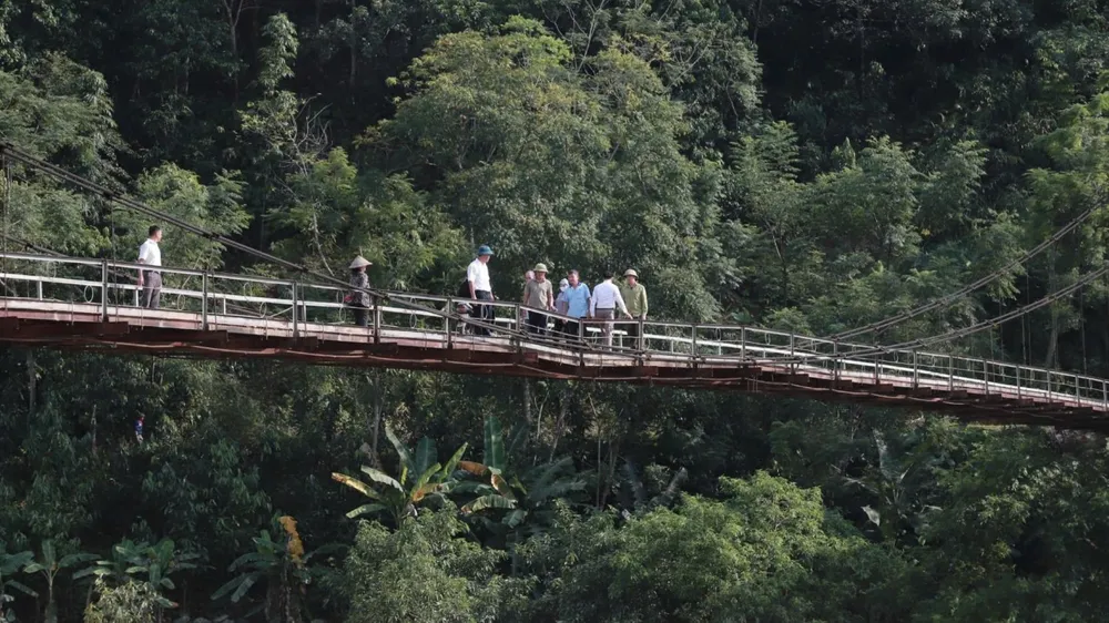 Người dân Hà Giang vui mừng vì cầu Tân Điền được xây mới