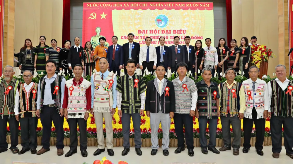 Tỉnh Lâm Đồng tổ chức thành công Đại hội Đại biểu các dân tộc thiểu số. Ảnh: VT Tỉnh Lâm Đồng tổ chức Đại hội đại biểu các dân tộc thiểu số