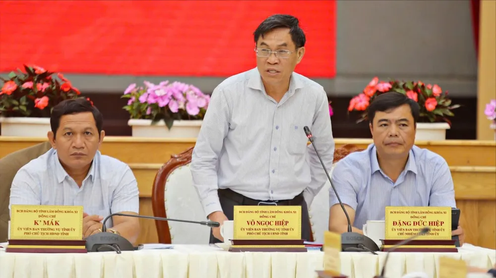 Tỉnh Lâm Đồng: Phân công tạm thời giải quyết công việc của Phó Chủ tịch UBND