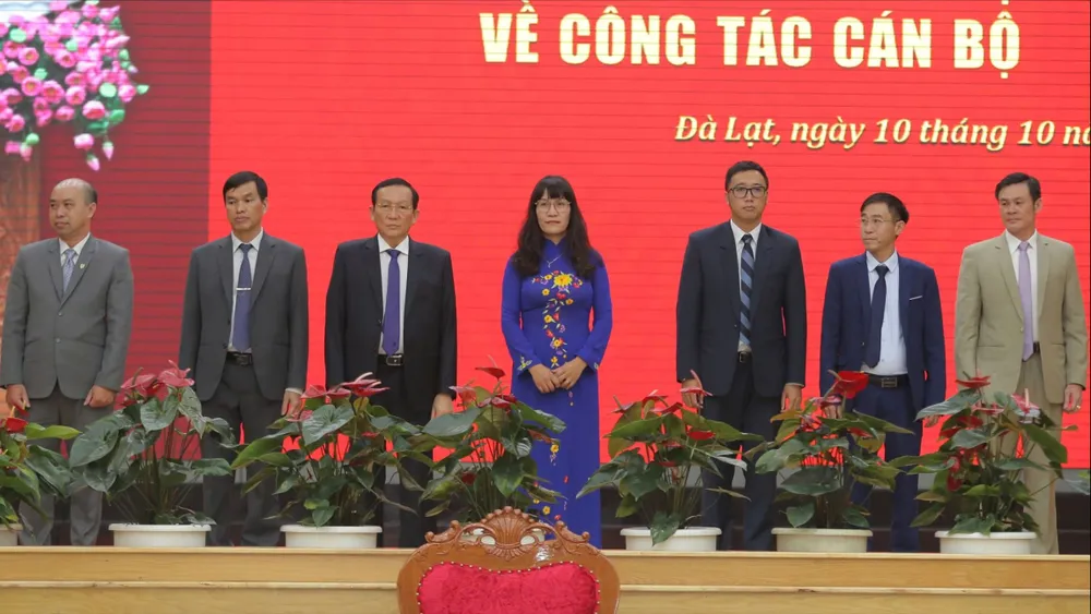 Tỉnh Lâm Đồng điều động, bổ nhiệm nhiều lãnh đạo cấp Sở