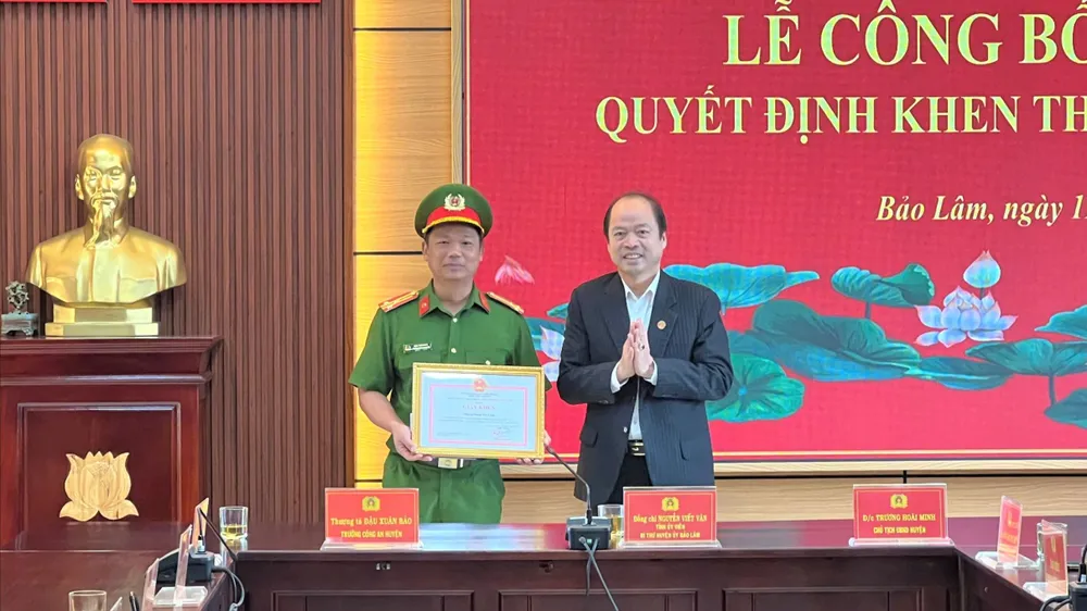 Phá nhanh vụ triệt hạ gỗ kiền kiền cổ thụ, nhiều người được khen thưởng