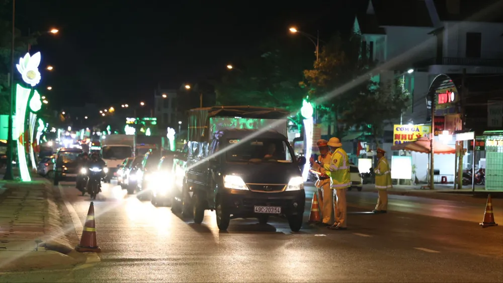 Đảm bảo TTATGT ở cửa ngõ TP Đà Lạt dịp Tết Nguyên đán Ất Tỵ