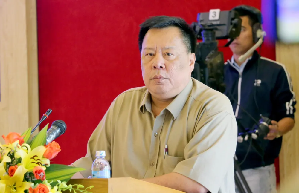 Ông Võ Tấn Thái vắng mặt tại các phiên tòa diễn ra từ tháng 4-2022 đến nay vì lý do sức khỏe. Ảnh: XUÂN HOÁT bia.jpg