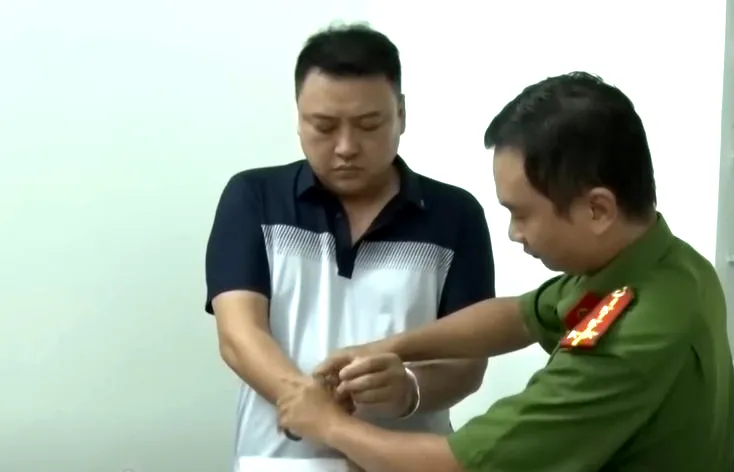 Jo Wansu chủ sòng bạc thời điểm bị bắt. Ảnh: NV song-bac-2-5050-4820.jpg