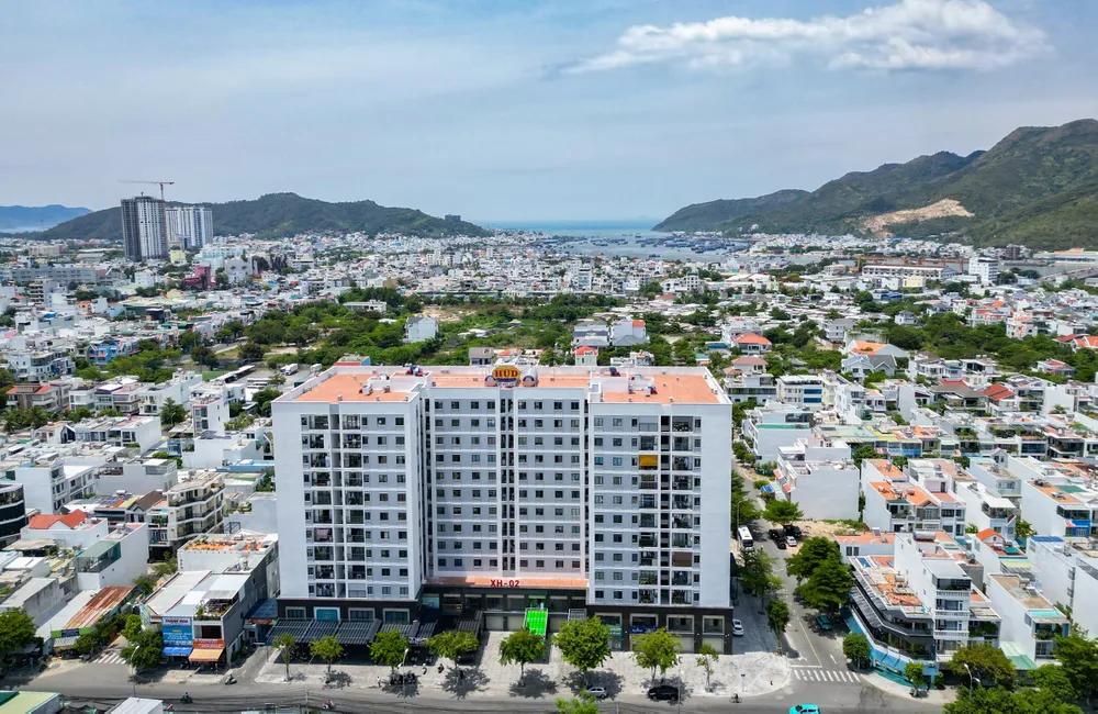Chung cư nhà ở xã hội 02 - HUD Khu đô thị Phước Long là dự án duy nhất từ đầu năm 2024 được đưa vào sử dụng. Ảnh: XUÂN HOÁT z5567964038237_c70e3eeb3482bc160364df66f771e6ec.jpg