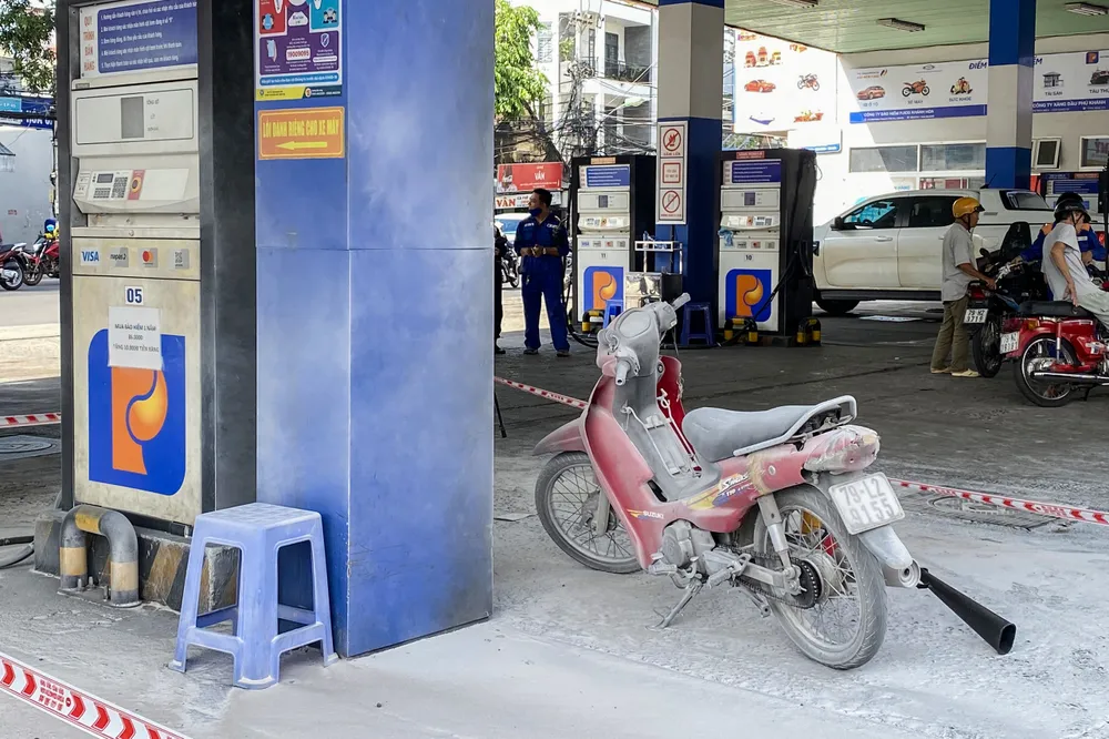 Hiện trường vụ cháy sau khi lửa được khống chế. Ảnh: XH Hồ Liêu Châu.jpg
