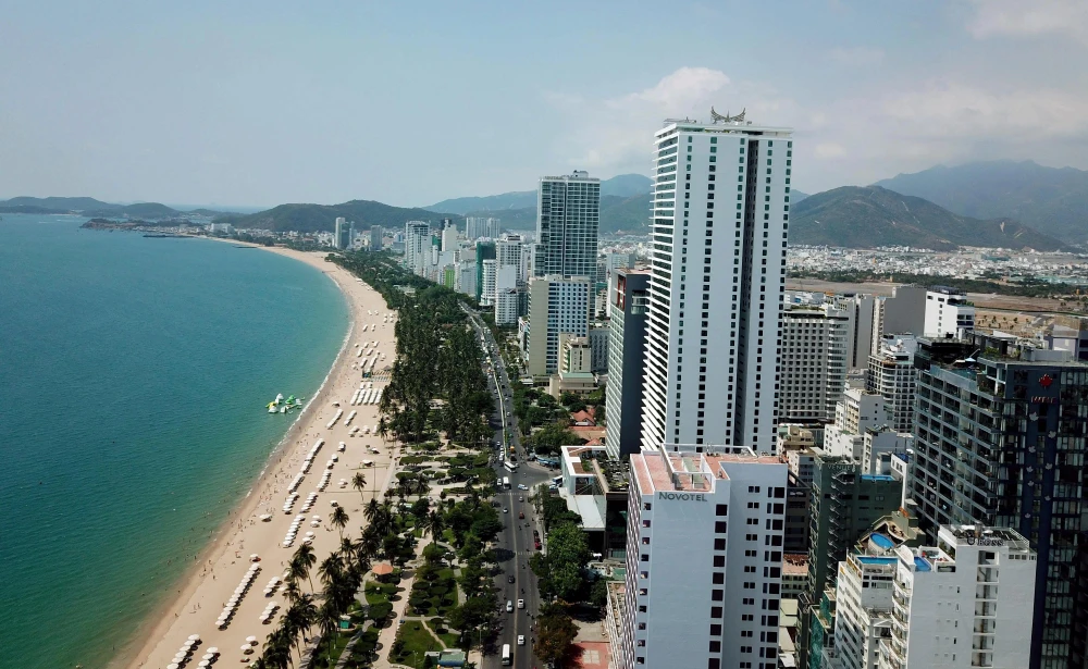 Dự án khách sạn Mường Thanh Luxury Nha Trang, số 60 Trần Phú, phường Lộc Thọ. Ảnh: XUÂN HOÁT. chung-ket-1174-6772.jpg