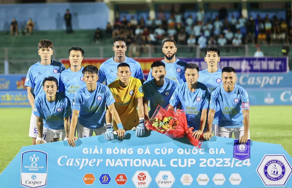 Đội bóng Khánh Hòa mùa giải 2023-2024. Ảnh: AB z4954387453107b06f962fd5fa34a5406a54fe814cd08b-1702014593636311584825.jpg