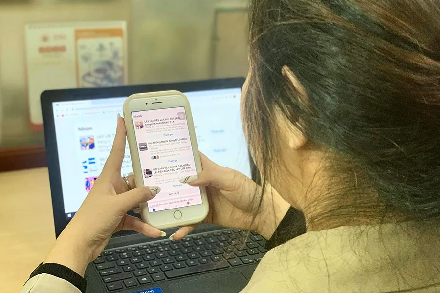 Bà H bị lừa hơn 1 tỉ đồng vì nghe lời dụ dỗ đầu tư sinh lời lớn. Ảnh minh họa. Ảnh: TRẦN MINH 1 phụ nữ bị lừa hơn 1 tỉ đồng vì nghe lời bạn trên Facebook