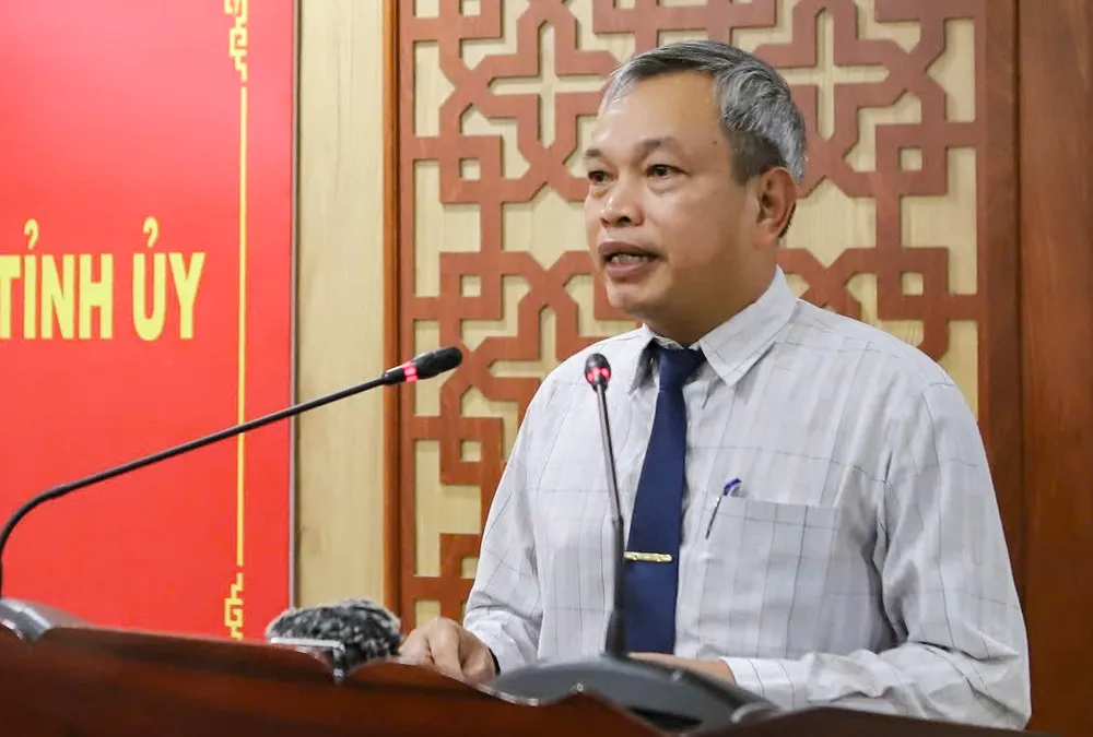 Tân Trưởng Ban Tuyên giáo Tỉnh ủy Bình Định Đặng Vĩnh Sơn . Ảnh: TT Nhân sự tuần qua: Bổ nhiệm 3 Trợ lý Chủ tịch Quốc hội, Trưởng Ban Tổ chức Trung ương