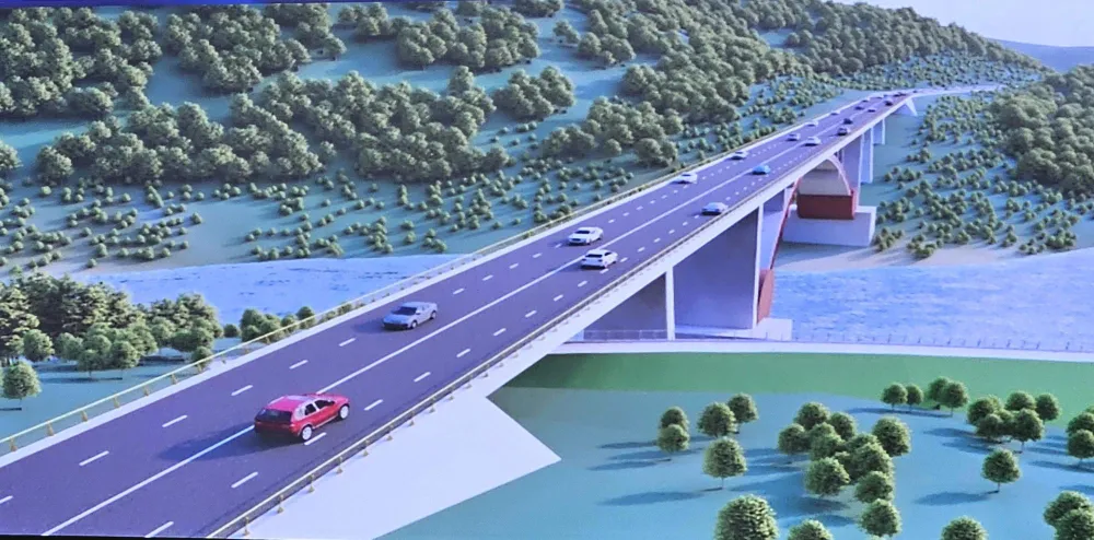 Phối cảnh công trình cao tốc Nha Trang - Đà Lạt. Ảnh: MC cao tốc.webp