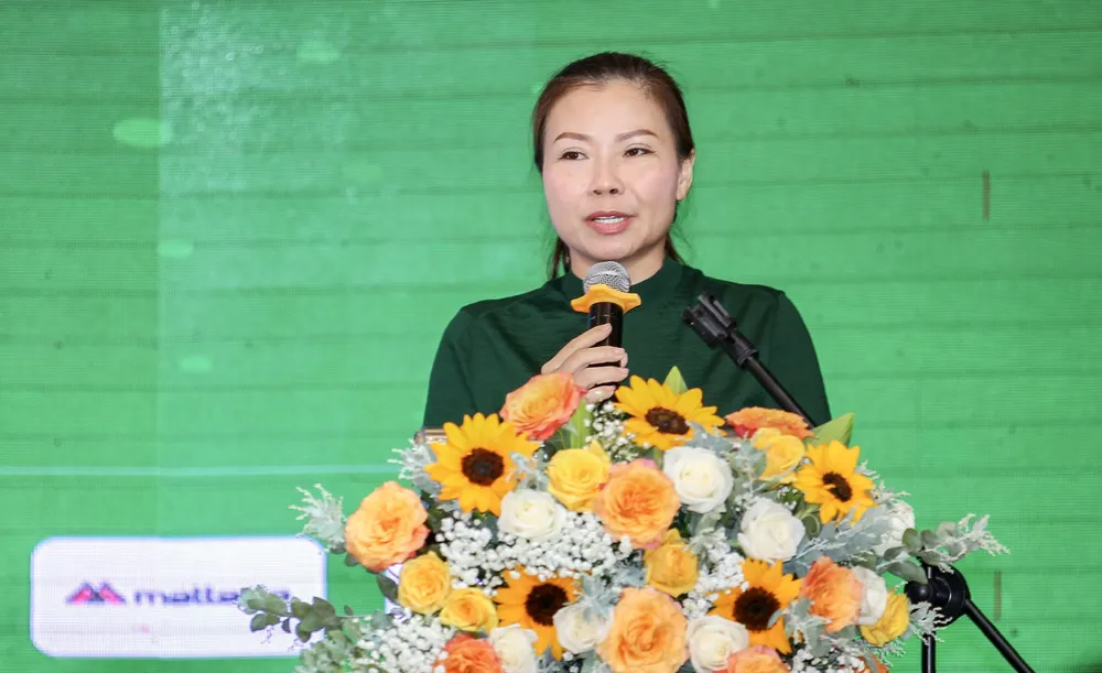Bà Nguyễn Vân Anh, Phó chủ tịch thường trực, Tổng thư ký hội Golf TP.HCM. Ảnh: ĐOÀN KIÊN golf ở Việt Nam.jpg