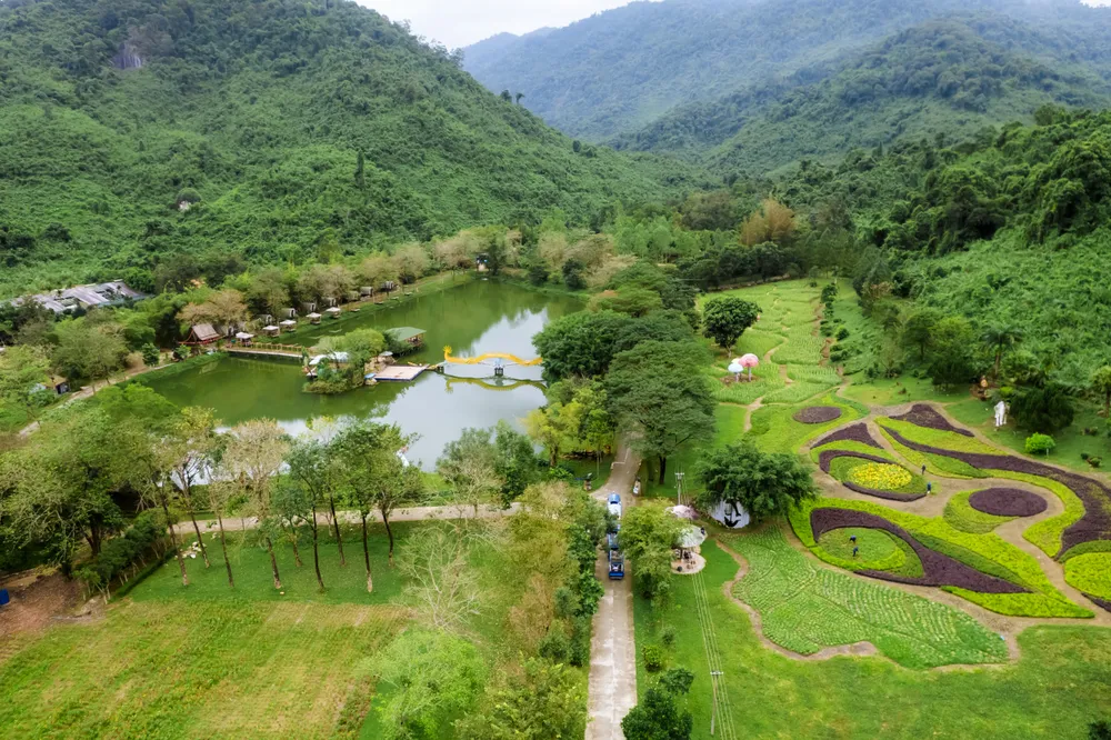 Không gian xanh mát mà thiên nhiên đã ưu ái ban tặng cho Yang Bay. Ảnh: KIỀU HƯƠNG H1.JPG