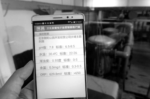 hồ bơi Bắc Kinh đầy nước tiểu