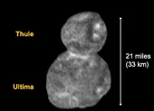 Cận cảnh vật thể Ultima Thule ở rìa hệ mặt trời