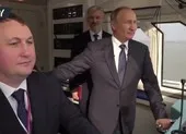 Ông Putin là người đầu tiên đi qua cầu đường sắt Nga-Crimea