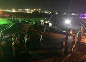 Philippines: Máy bay y tế bốc cháy, 8 người thiệt mạng