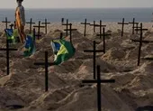 Tổng thống Brazil lại phải xét nghiệm COVID-19 ảnh 2 COVID-19: Brazil khả năng vượt Mỹ, có số người chết cao nhất