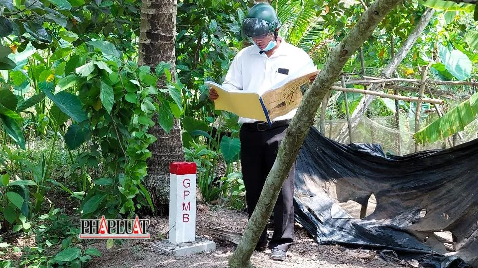 Đến nay, Ban Quản lý dự án Mỹ Thuận đã bàn giao hồ sơ và cọc mốc GPMB 89,45km chiều dài tuyến cao tốc Cần Thơ - Cà Mau. Ảnh: TT