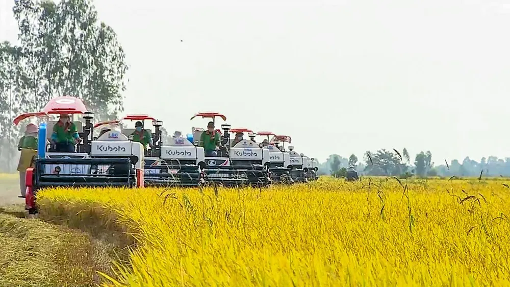 Cơ giới hóa nông nghiệp và chế biến nông sản đã góp phần quan trọng vào sự tăng trưởng, ổn định của ngành nông nghiệp và xây dựng nông thôn mới. Ảnh: VĂN VŨ Cơ giới hóa nông nghiệp và chế biến nông sản đã góp phần quan trọng vào sự tăng trưởng, ổn định của ngành nông nghiệp và xây dựng nông thôn mới. Ảnh: VĂN VŨ