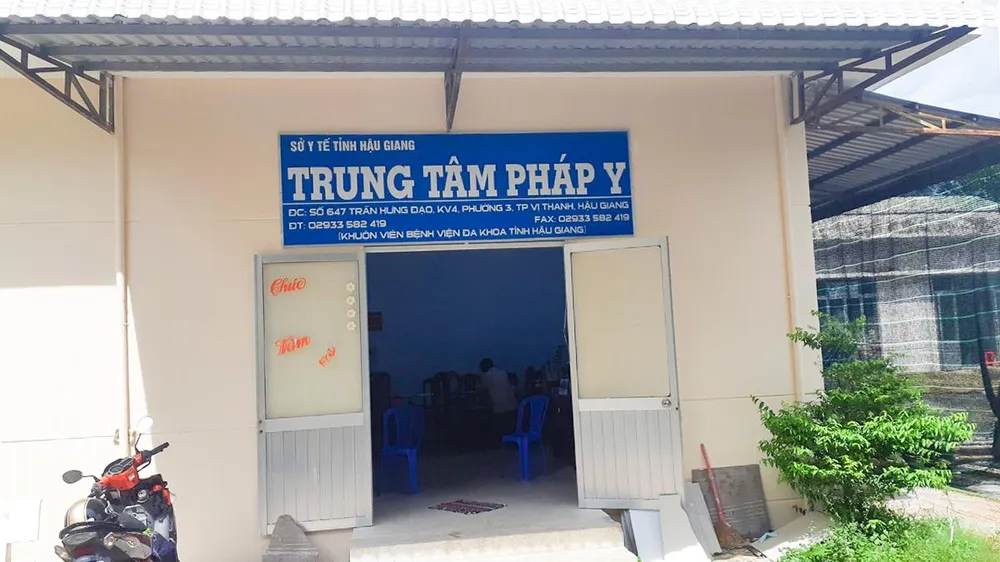 Trung tâm Pháp y tỉnh Hậu Giang, nơi ông Ni từng giữ chức Giám đốc. Ảnh: BT Trung tâm Pháp y tỉnh Hậu Giang, nơi ông Ni từng giữ chức Giám đốc. Ảnh: BT