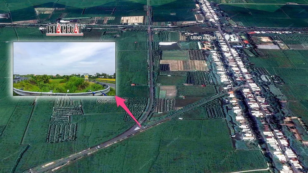 Dự án cao tốc Châu Đốc - Cần Thơ - Sóc Trăng, giai đoạn 1 có điểm đầu kết nối Quốc lộ 91 (thuộc TP Châu Đốc, tỉnh An Giang). Ảnh: CHÂU ANH