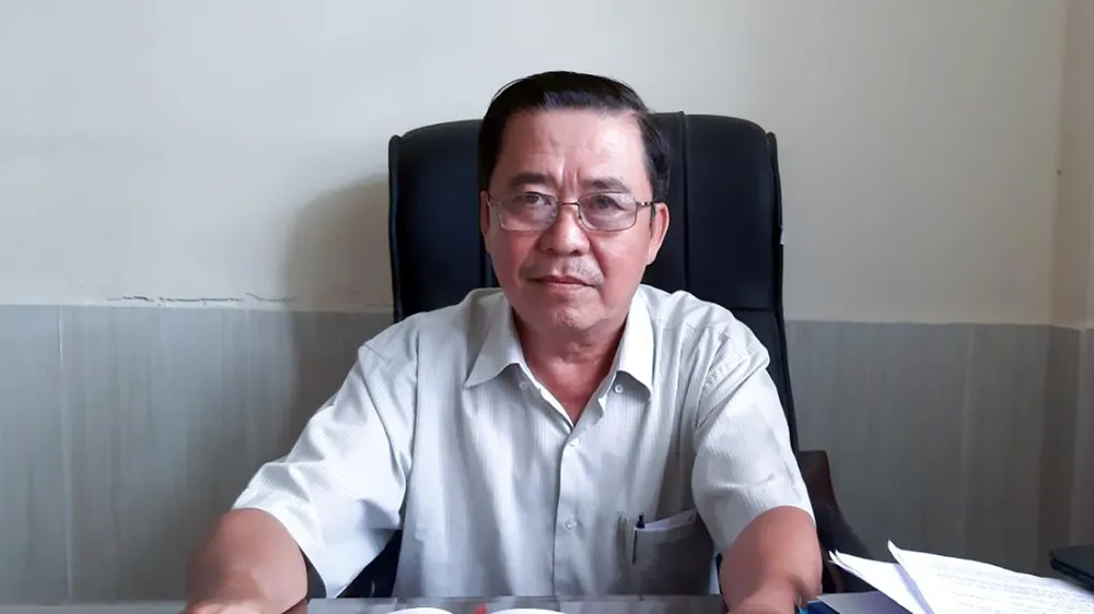 Ông Nguyễn Hoàng Dân, Phó Giám đốc Sở Tài nguyên và Môi trường (TN&amp;MT) tỉnh Sóc Trăng bị kỷ luật bằng hình thức Cảnh cáo. Ảnh: BT