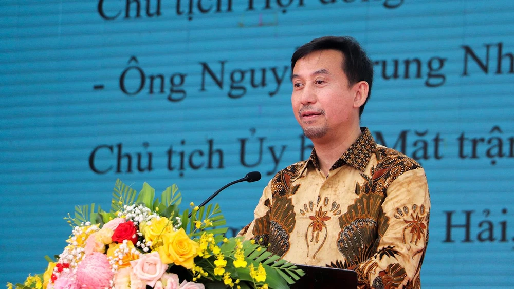 Ông Agustaviano Sofjan, Tổng Lãnh sự Indonesia tại TP.HCM cho biết năm 2021, thương mại song phương giữa Việt Nam và Indonesia đạt hơn 11 tỉ USD. Ảnh: CHÂU ANH