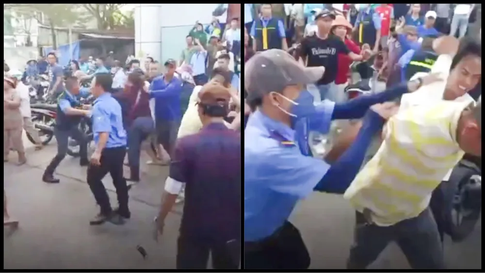 Vụ ẩu đả tại Cảng An Thới, TP Phú Quốc được nhiều người dân địa phương quan tâm. Ảnh cắt từ video Vụ ẩu đả tại Cảng An Thới, TP Phú Quốc được nhiều người dân địa phương quan tâm