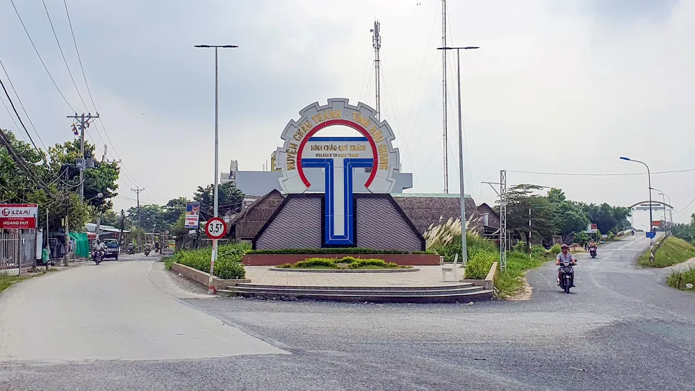 Nghị quyết Quy hoạch tỉnh Hậu Giang thời kỳ 2021-2030, tầm nhìn đến năm 2050 xác định phát triển huyện Châu Thành trở thành trung tâm phát triển về công nghiệp và đô thị của tỉnh trong trung và dài hạn. Ảnh: CHÂU ANH