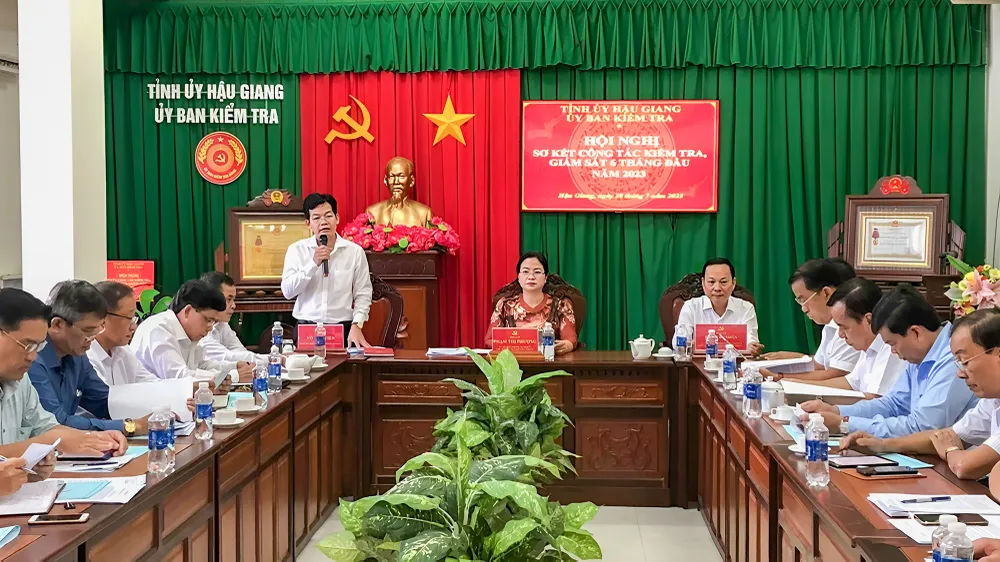 Sáu tháng đầu năm 2023, Hậu Giang đã kỷ luật 49 đảng viên. Ảnh: MINH NGHĨA