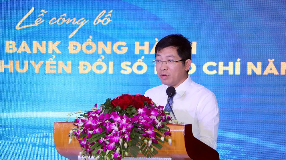 Ông Lưu Đình Phúc, Cục trưởng Cục Báo chí (Bộ TT&amp;TT) nhấn mạnh chuyển đổi số không đơn giản chỉ là quá trình số hóa và nâng cấp mức độ ứng dụng công nghệ thông tin. Ảnh: CHÂU ANH