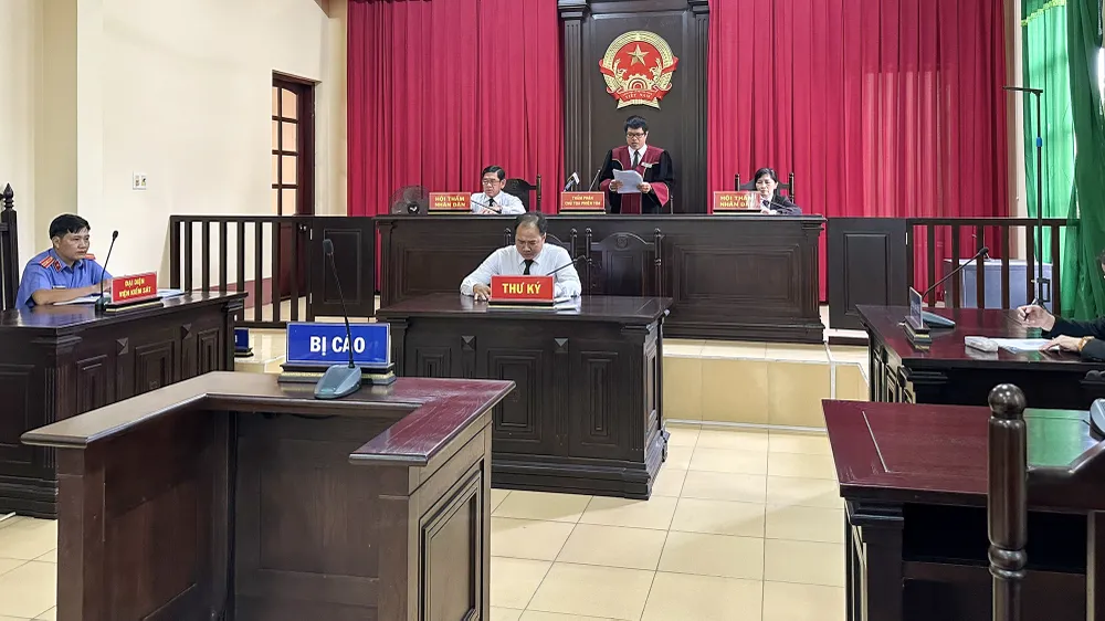 Bị cáo Nguyễn Văn Thảo không đến dự nghe tòa tuyên án. Ảnh: BẢO BẢO