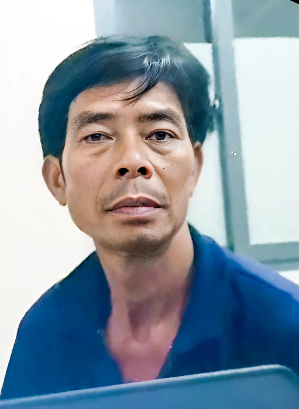 Bị can Đặng Văn Tuấn tại cơ quan công an. Ảnh: CAHG Bẫy chuột bằng điện làm 1 người tử vong