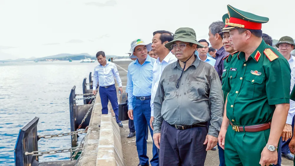 Thủ tướng Phạm Minh Chính khảo sát nhiều công trình quan trọng ở Phú Quốc