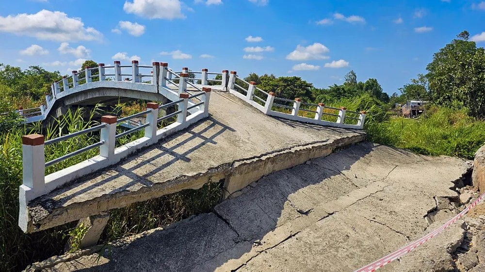 Kiên Giang: Huyện U Minh Thượng có khoảng 215 điểm sụt lún, sạt lở