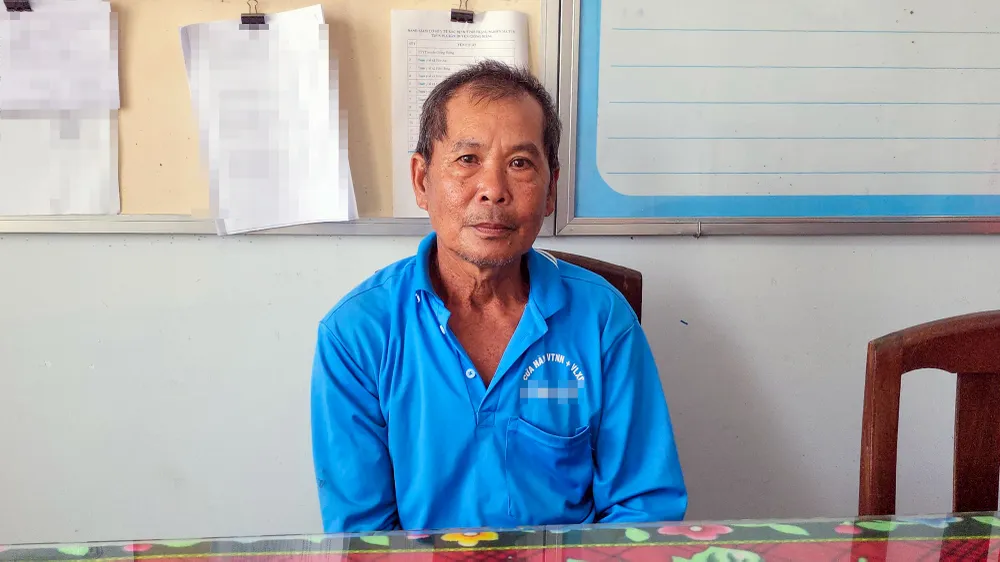 Ông Nguyễn Văn Kịch bị Công an Kiên Giang tạm giữ hình sự để điều tra hành vi giết người. Ảnh: VĂN VŨ Công an Kiên Giang