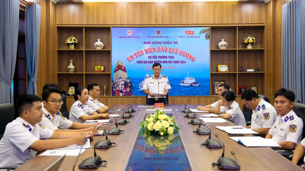 Vùng Cảnh sát biển 4 phát động cuộc thi 'Em yêu biển, đảo quê hương'