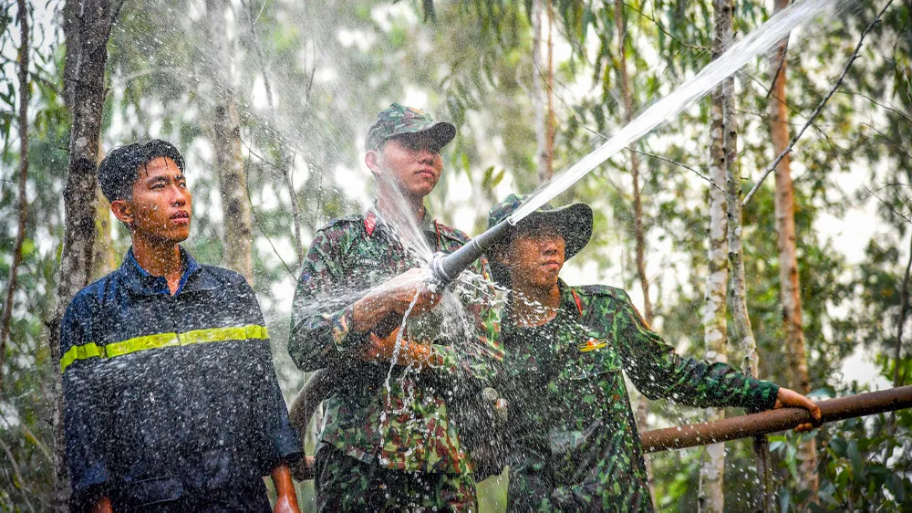 Kiên Giang: Vụ cháy ở Giang Thành xảy ra trên 371 ha rừng phòng hộ