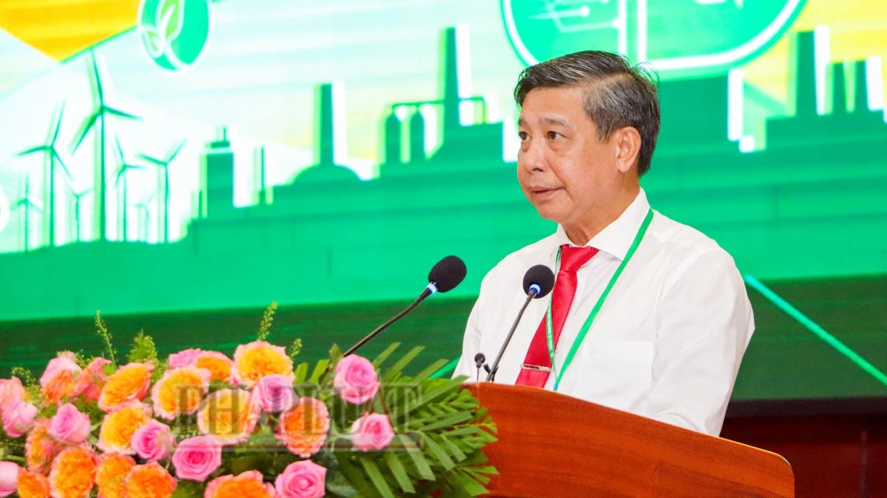 Ông Đồng Văn Thanh, Chủ tịch UBND tỉnh Hậu Giang cho biết chuyển đổi số đã góp phần tạo môi trường giao tiếp khoa học và hiệu quả giữa các cơ quan nhà nước với nhau, cũng như giữa người dân và doanh nghiệp với chính quyền. Ảnh: CHÂU ANH chuyen-doi-so-hau-giang-2024-8.jpg